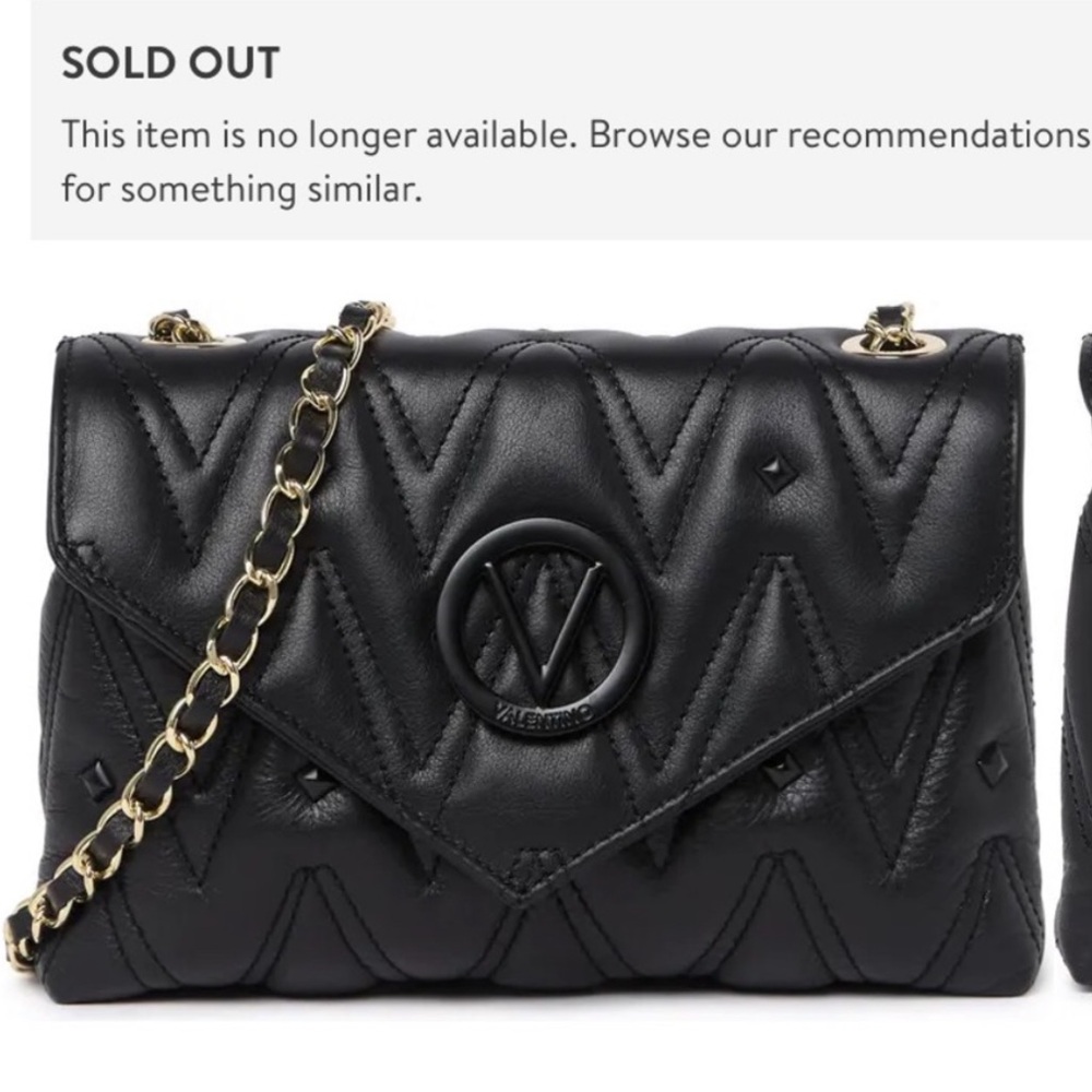OBO- Valentino Black Quilted Women's Bag